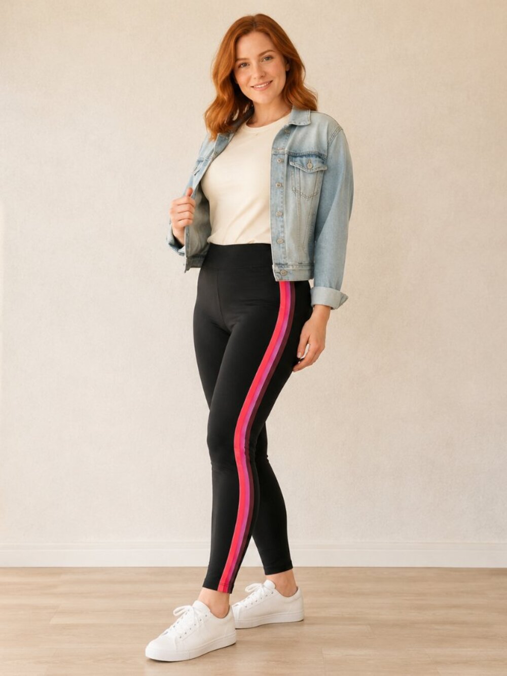 PINK Victoria's Secret Black Yoga Leggings Label Large